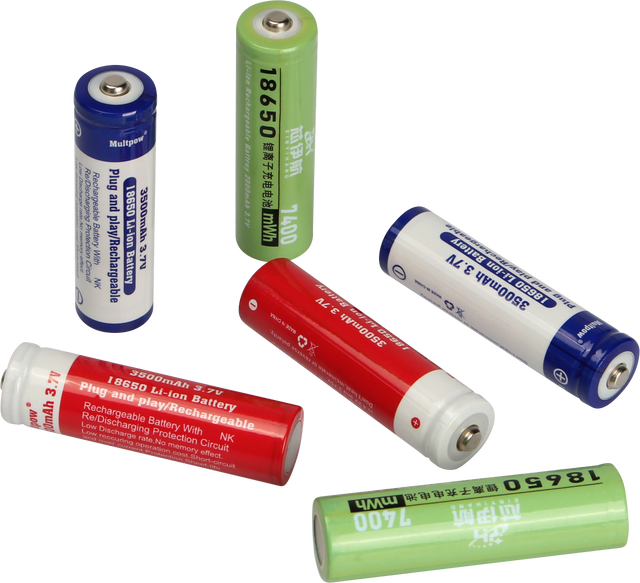 Customized Capacity Logo 18650 Lithium Li-ion Battery Rechargeable 3.7V 1200-3500mAh 18650 Lithium Li-ion Battery
