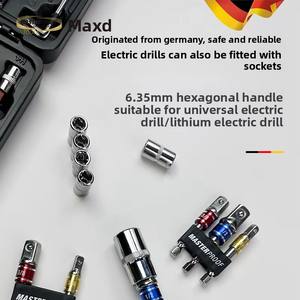 Toptan OEM <span class=keywords><strong>3</strong></span> Parçalı Endüstriyel Sınıf Soket Adaptör Seti Bilyalı Altıgen Saplı Darbeli Sürücü 1/4" <span class=keywords><strong>3</strong></span>/8" 1/2" Uzatma Uç Tutucuları - Product Image 2