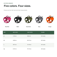 Harnais tactique pour chien rembourré et respirant à libération rapide, gilet d'extérieur pour animal de compagnie avec poignée, tailles S-XL, 5 couleurs, logo personnalisé