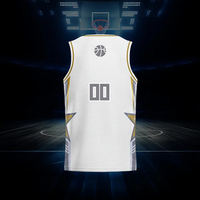 Ensemble chemise hommes basket-ball jersey Vente en gros Design rétro sublimation réversible basket-ball enfants maillots gilets kit ensemble