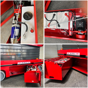 CE-gecertificeerd 4-18m 320KG capaciteit loodzuurbatterij aangedreven elektrische schaarliftplatform voor de detailhandel - Product Image 6