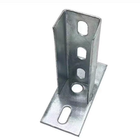 Accessoires de base antismétallique pour support photovoltaïque, connecteurs solaires en acier galvanisé sans soudure à quatre et deux trous