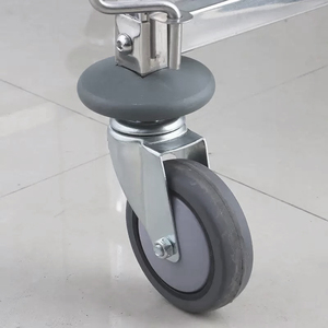 รถเข็นถาดถาดอาหารและเบเกอรี่แบบเคลื่อนที่ได้สูงทำจากสเตนเลสดีไซน์เชิงพาณิชย์สำหรับร้านอาหารโรงแรม - Product Image 6