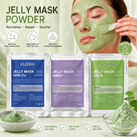 Peel Off Jelly Mask Powder GHK-Cu Copper Peptide Firms Marks NAD+ Brightens Lines Centella Calms Redness Barrier Repair