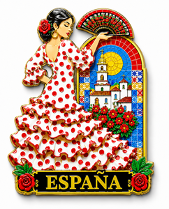 Imán de Resina 3D de <span class=keywords><strong>Barcelona</strong></span>, España, con Diseño Creativo de Gecko, Estampado y Mosaico, Souvenir de Viaje, Regalo - Product Image 6