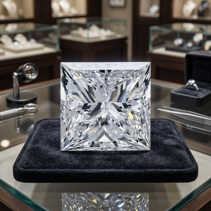 Diamante Portugués de Corte Princesa Cultivado en Laboratorio, Certificado CVD Premium, Piedra Suelta para Fabricación de Joyería Fina - Product Image 1
