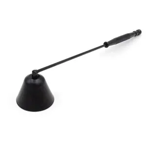 2023 Großhandel Kerzen löscher Werkzeug New Black White Bell Shape Candle Snuffer