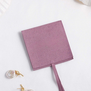 Sacs à bijoux personnalisés avec logo sur mesure, pochette cadeau de luxe en microfibre pour bijoux - Product Image 2