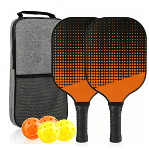 Ensemble de raquettes de pickleball en fibre de verre composite pour jeu familial, 13 mm, compact, facile à ranger, avec balles et sac de transport premium - Product Image 6