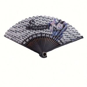Abanicos Plegables de Bambú y Poliéster para Sublimación, Abanico de Mano Plegable de Tela de Bambú, Abanico de Mano Plegable con Sonido - Product Image 5