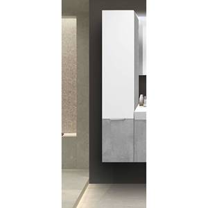 COLONNA SOSPESA PER BAGNO MOD. B201 CM 35X37 H. 175 in cemento e bianco opaco - Product Image 1