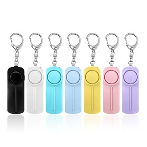 שנזן סיטונאי SOS הגנה עצמית פנס Keychain נשים ילדים 130Db חזק אנטי התקפה ביטחון אישי אזעקת לפיד