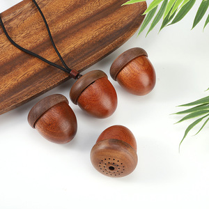 Wooden Pine Cone Acorn Portable Air Outlet Hanging Car & Household Fragrance Pendant Perfume Essential <b>Oil</b> <b>Diffuser</b> - Product Image 2