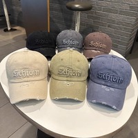 Gorra de Béisbol Vintage con Logotipo Personalizado OEM, Gorra de Estilo Desgastado, Gorra de Moda Versátil para Protección Solar, Venta al Por Mayor de Fábrica