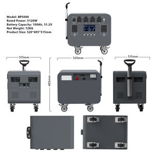 Sistema de Almacenamiento de Energí<span class=keywords><strong>a</strong></span> Solar Doméstico de 5Kw 3000W con Baterí<span class=keywords><strong>a</strong></span> Lifepo4 e Inversor para Hogar Fuera de la Red, Conjunto Completo de Estación de Energí<span class=keywords><strong>a</strong></span> - Product Image 3