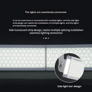 इनडोर नेतृत्व वाली गेंद अदालत लाइट एंटी-ग्लेयर हनीमून कंघी ग्रिड लैम्पशेड बास्केटबॉल कोर्ट टेनिस कोर्ट टेनिस कोर्ट विशेष प्रकाश - Product Image 3