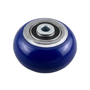 SS 4 pollice Blu elastico DELL'UNITÀ di elaborazione di 10 cm ruote con cuscinetti a doppia sfera