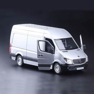Top linea di <span class=keywords><strong>1</strong></span>/<span class=keywords><strong>18</strong></span> <span class=keywords><strong>Scala</strong></span> di Transito Van Modellino Auto con la completa interni e tutte le porte aperte per la collezione - Product Image 3