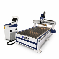 Máquina Fresadora CNC de 3 Ejes para Madera 1325/1530/2130, Máquina de Corte de Madera CNC ATC con Cambio de Herramientas