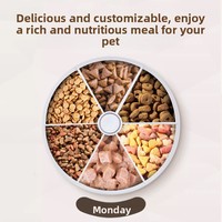 Distributeur automatique intelligent pour animaux de compagnie, machine d'alimentation pour chats et chiens, programmable par application, alimentation quantitative, grande capacité, portable, moderne, robuste