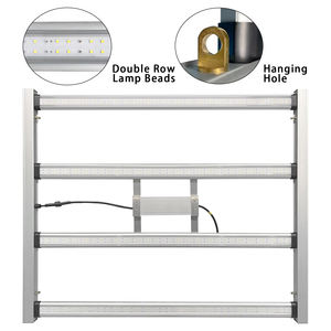 Liweida 200W <span class=keywords><strong>LED</strong></span> à spectre complet élèvent la bande lumineuse Dimmable 4Bar rouge blanc 4000K pour la croissance des plantes araignée aluminium IP65 Grow - Product Image 4