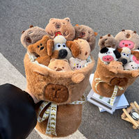 Bouquets de points moins chers Cadeau de Saint-Valentin de Noël Bouquet de jouets en peluche Capybara