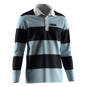 Polo de rugby professionnel confortable, matière respirante, coutures renforcées, parfait pour le sport et les loisirs - Product Image 5