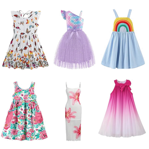 ชุดเดรสเด็กผู้หญิงลายดอกไม้ประดับโบว์ คอลเลคชั่นซัมเมอร์ 2026 จากโรงงานโดยตรง สินค้าเกินจำนวน น้ำหนักเบา แบรนด์ผสม ของใหม่  ความเสียหาย 3% - Product Image 1