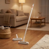 Nettoyeur de sol multifonctionnel 2 en 1, raclette pour sol et douche, raclette pour vitres, brosse de nettoyage pour sol