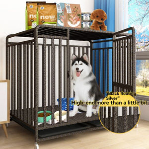 Ağır Hizmet Tipi Mobilya Tarzı Taşınabilir Katlanabilir Metal XXXL Köpek Kafesi Kulübesi Düğme Kilidi ile Evcil Hayvan Mobilyası - Product Image 6