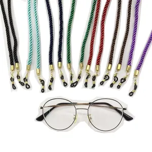 Multi-Colored Gevlochten Zonnebril Bril Koord Riem Voor Leesbril Houder