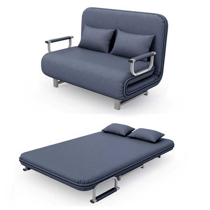 Modern Furniture Fabric Sofa Bed With Metal Frame Folding Sofa Bed ...