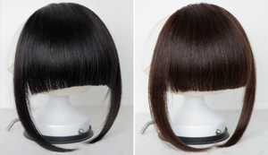 Parrucca da donna soffice HQ capelli umani lato anteriore posteriore addensare Clip In <span class=keywords><strong>frangia</strong></span> di capelli - Product Image 4