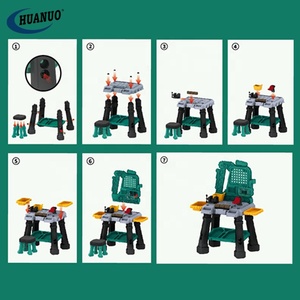 Ensemble de kits d'outils de Construction pour enfants avec établi à outils ensemble d'atelier <span class=keywords><strong>jouet</strong></span> <span class=keywords><strong>outil</strong></span> pour enfants - Product Image 3