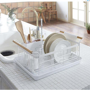 Escurridor de vajilla para el fregadero, escurridor de vajilla de metal, color negro - Product Image 3