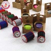 Hilo de poliéster encerado WEIXIN M50 (0,55mm) 50 m/rollo de hilo de joyería