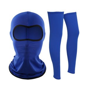 Cycling Face Mask Set Ice Silk Head Cover Leg Warmers Men's Lightweight Breathable Anti-Uv Quick Dry Outdoor Sports Gear - Product Image 3