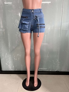 Pronta Consegna 2026 Nuovi Arrivi S-2XL Minigonne <span class=keywords><strong>in</strong></span> Denim Casual da Donna Shorts Sexy - Product Image 4