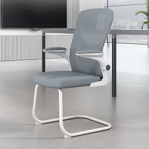 Table de conférence moderne rectangulaire blanche, bureau stable pour salle de réunion - Product Image 4