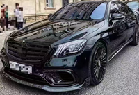 Accessoires extérieurs pour Mercedes Benz, ensemble de pare-chocs avant et arrière Brabus, noir brillant, kit carrosserie Brabus, kit extérieur Brabus