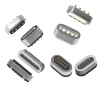 Conector de Alimentación USB Magnético para Lámparas LED, Cabezas Macho/Hembra, Fila Simple/Doble, Color Personalizado