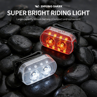 Ensemble de lumières LED rechargeables pour vélo, lumières avant et arrière pour vélo, lampe de sécurité pour cyclisme à haute luminosité, étanche, pour la conduite nocturne en extérieur
