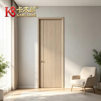 Portes intérieures modernes en bois massif composite polymère sur mesure pour chambre, hôtel, salle de bain, salle à manger, appartement, villa, insonorisées