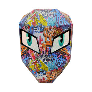 Proveedor de Mochilas LED, Bolsa para Casco de Motocicleta con Pantalla a Todo Color, Carcasa Rígida, Gran Capacidad, Impermeable, Color Grafiti - Product Image 1