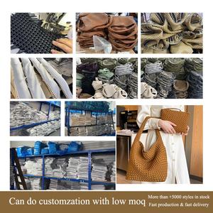 1310 # 女性时尚斜跨手袋，带金属拉链开合女士小编织图案马伦单肩包，来自广州 - Product Image 6