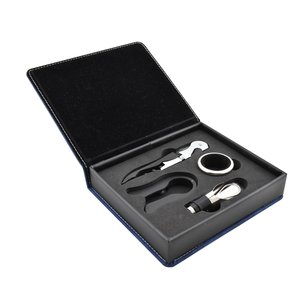 Biểu Tượng Tùy Chỉnh Gói Cá Nhân Quà Tặng Khuyến Mãi Thép Không Gỉ 4Pcs Thiết Lập Của Rượu Vang Corkscrew & Mở Chai Công Cụ Thanh - Product Image 1