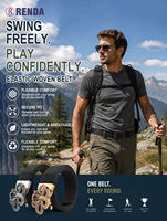 Ceinture tactique en nylon avec boucle en forme de serpent 3D personnalisée pour hommes, ceinture en toile robuste avec boucle automatique