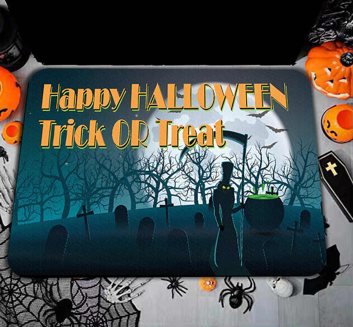 Customizable Modern Reversible Carpet Door Mat Absorbent NonSlip Loop