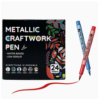 Ensemble de marqueurs artistiques pigmentés, pointe fine double face, stylo artisanal non effaçable, marqueur à tête pinceau, stylo signature, peinture couleur, album DIY
