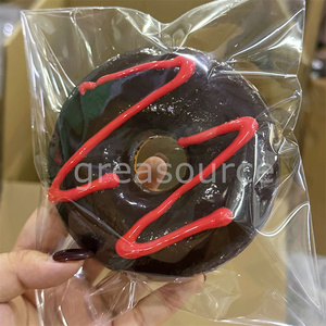 Donuts de Chocolate Caseros, Modelo de Juguete con Explosión Dulce, para Amantes de los Postres, Donut de Chocolate, Fideos con Revestimiento de Polvo para Hornear, Glaseado Derretido - Product Image 2